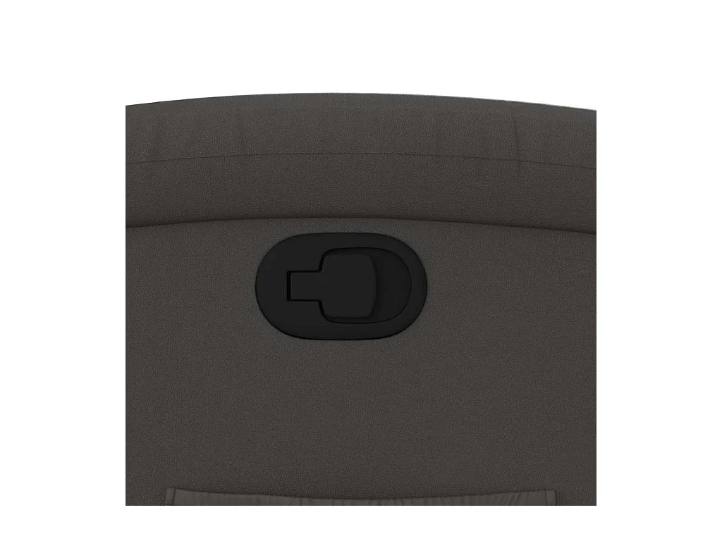 Relaxsessel Grau Echtleder