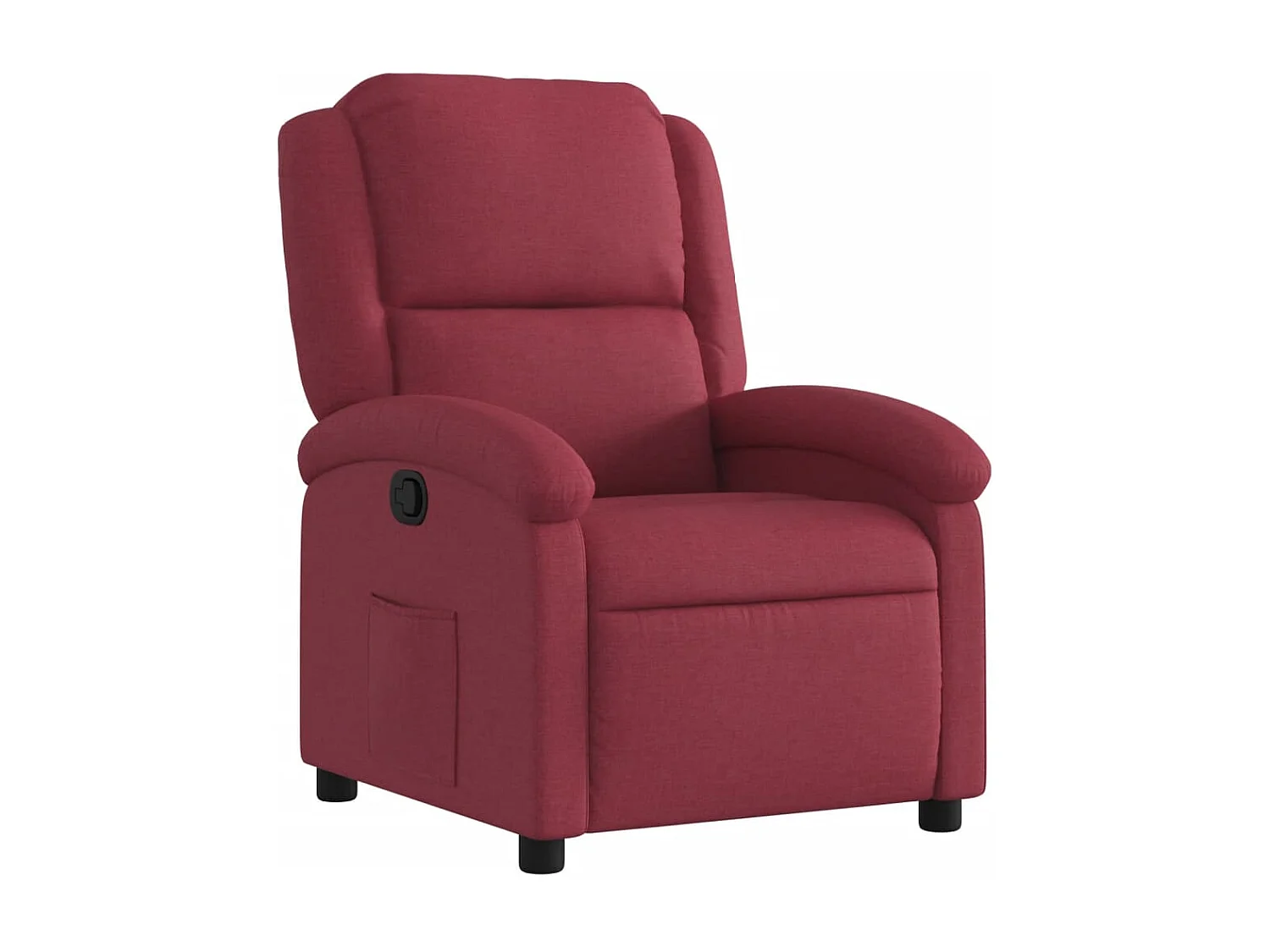 Fauteuil inclinable Rouge bordeaux Tissu