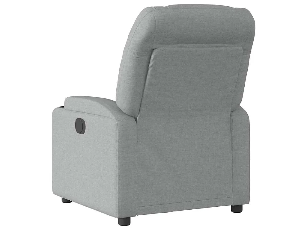 Fauteuil inclinable Gris clair Tissu