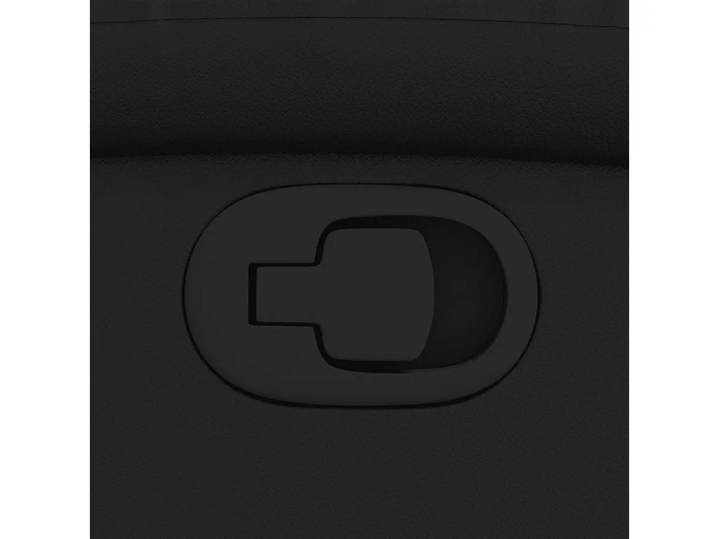 Relaxsessel Schwarz Kunstleder