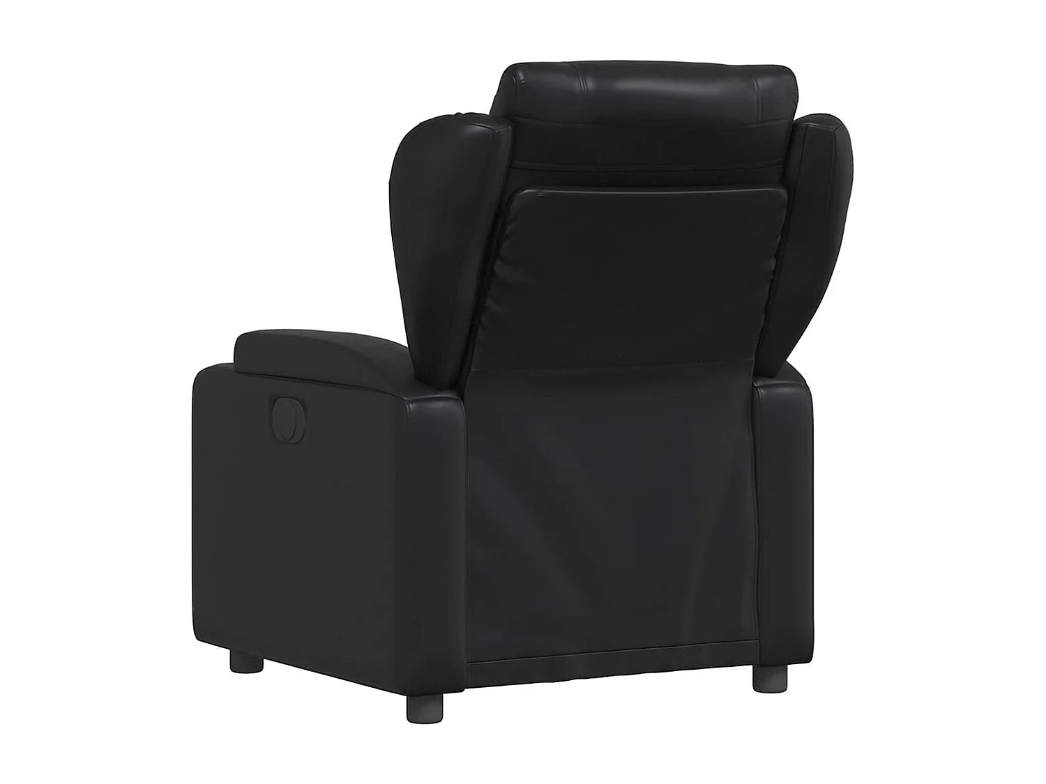 Relaxfauteuil Zwart Kunstleer