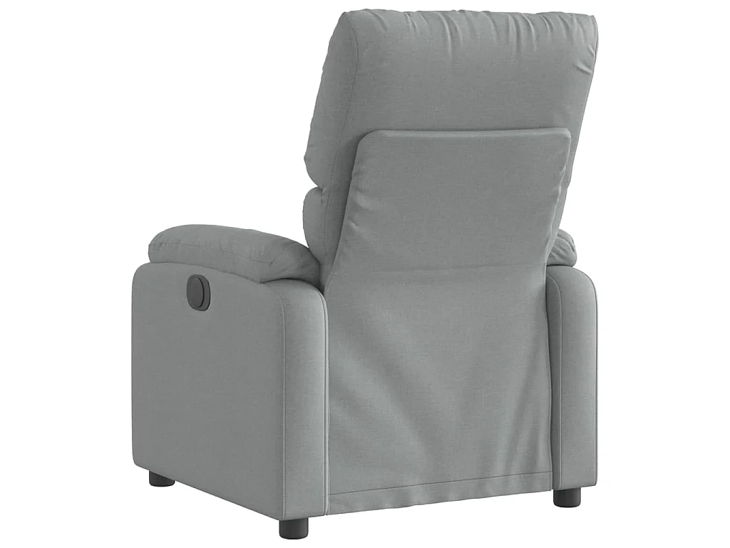 Fauteuil inclinable Gris clair Tissu