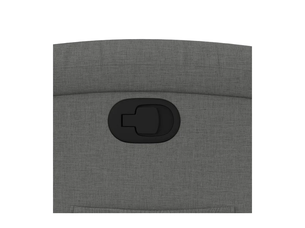 Poltrona Reclinabile in Tessuto Grigio Scuro