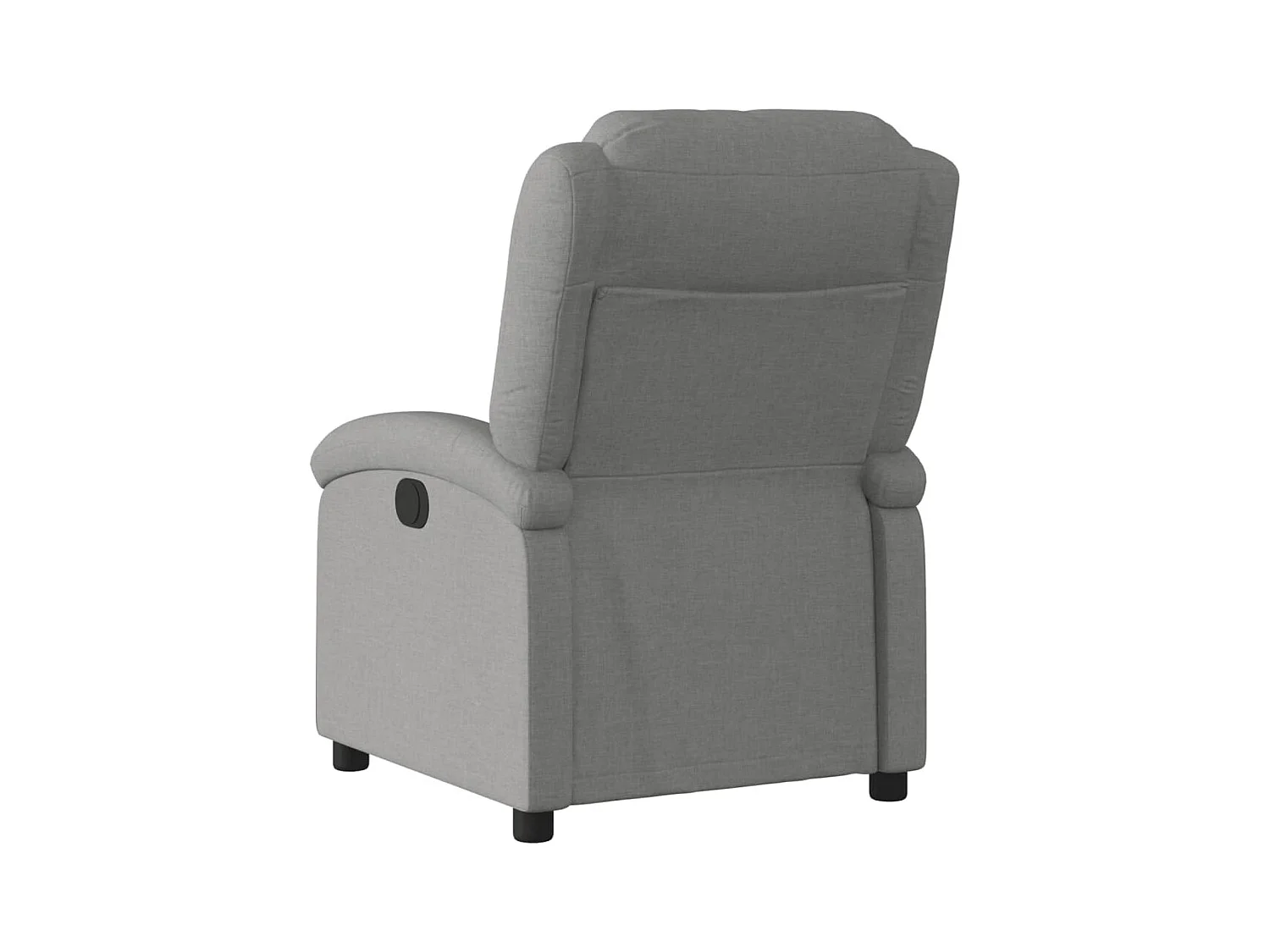 Poltrona Reclinabile in Tessuto Grigio Scuro