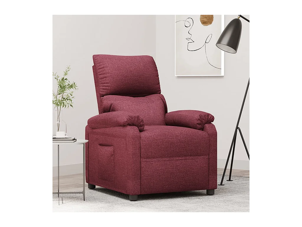 Fauteuil inclinable Rouge bordeaux Tissu