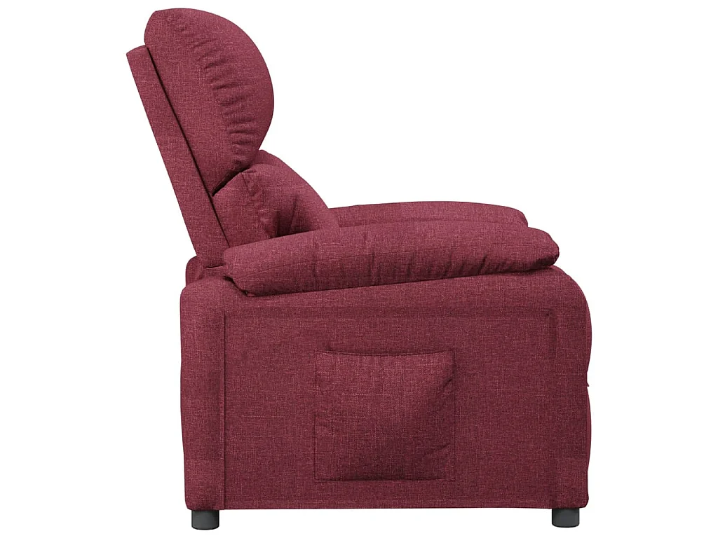 Fauteuil inclinable Rouge bordeaux Tissu