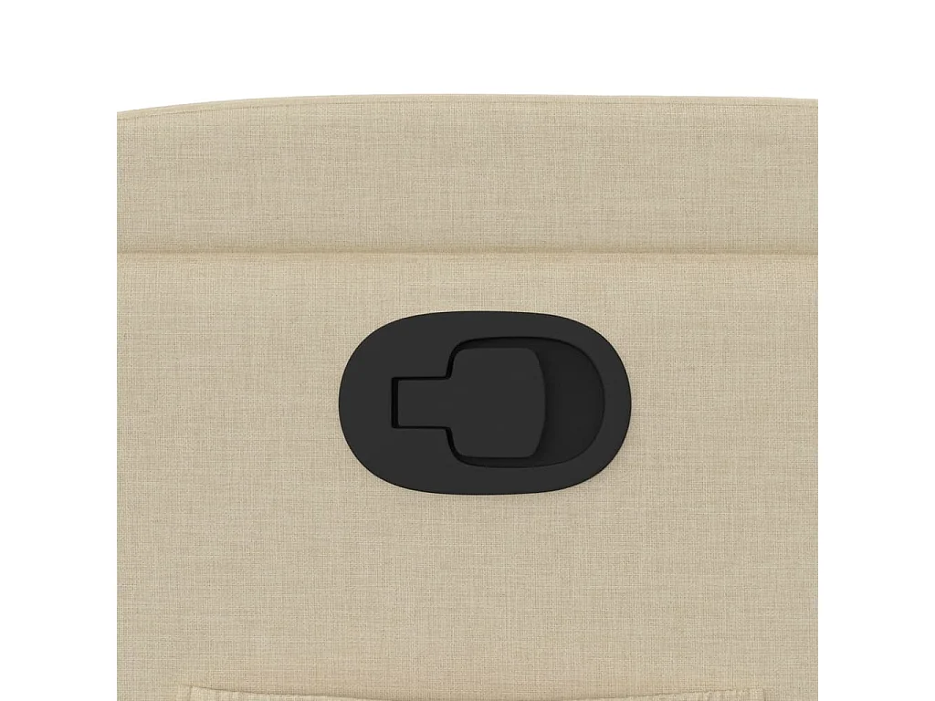 Fauteuil inclinable Crème Tissu