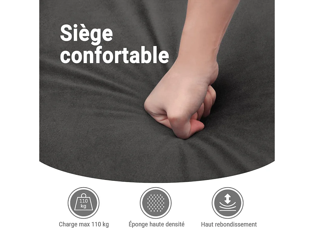 Sillón reclinable elevable terciopelo crema