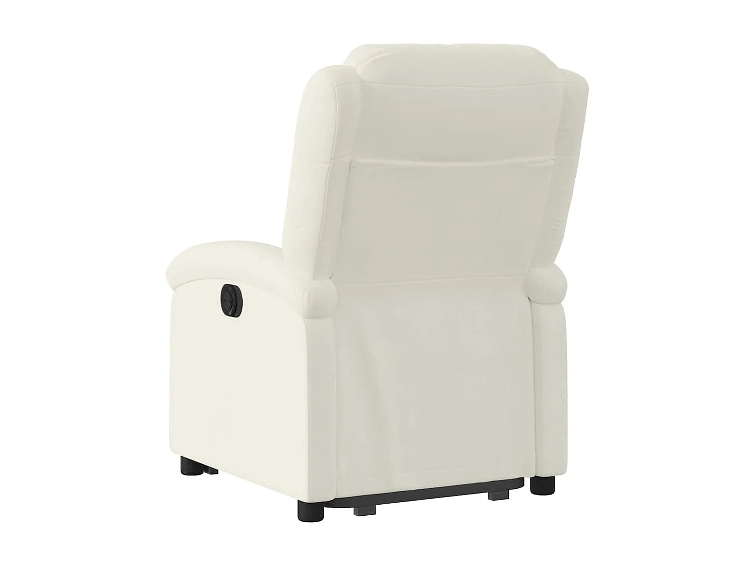 Fauteuil inclinable Crème Velours