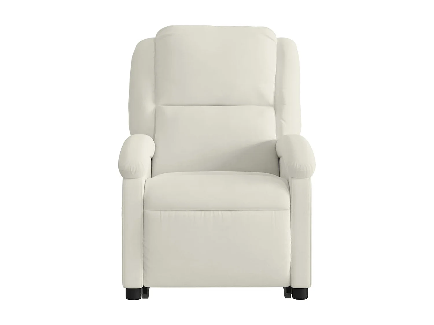Fauteuil inclinable Crème Velours
