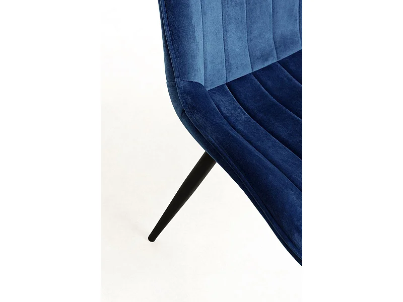 Sillas Comedor - Silla Lene Terciopelo - Azul
