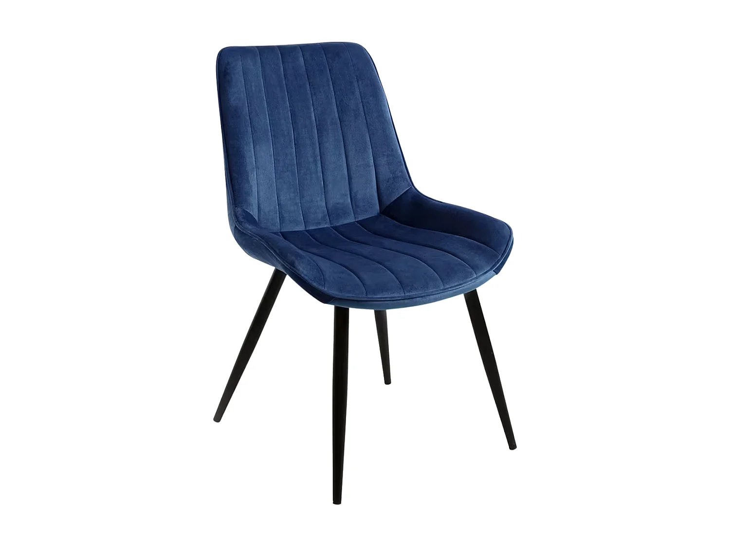 Sillas Comedor - Silla Lene Terciopelo - Azul