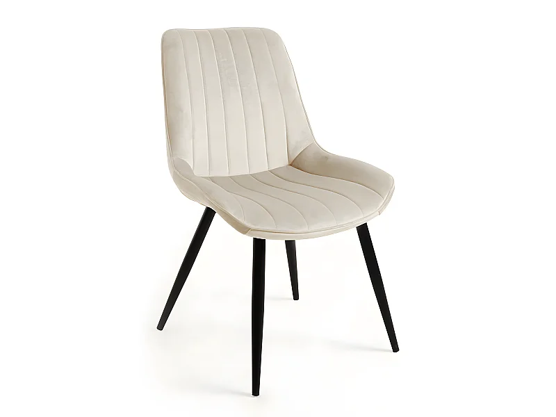 Sillas Comedor - Silla Lene Terciopelo - Beige