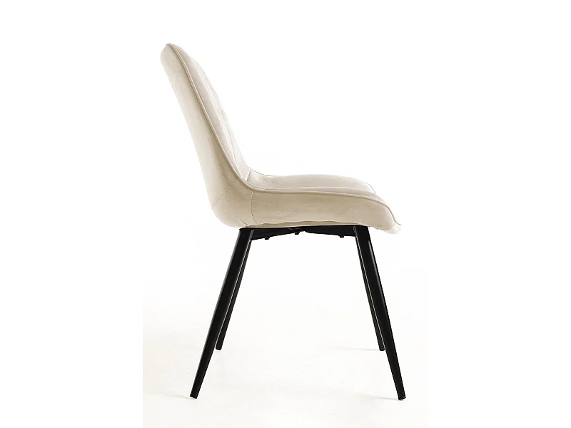 Sillas Comedor - Silla Lene Terciopelo - Beige