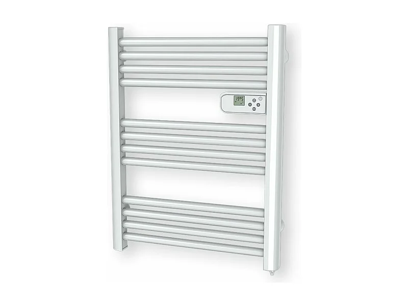 Sèche-serviettes LCD Sans fluide Blanc 500W COMPACT