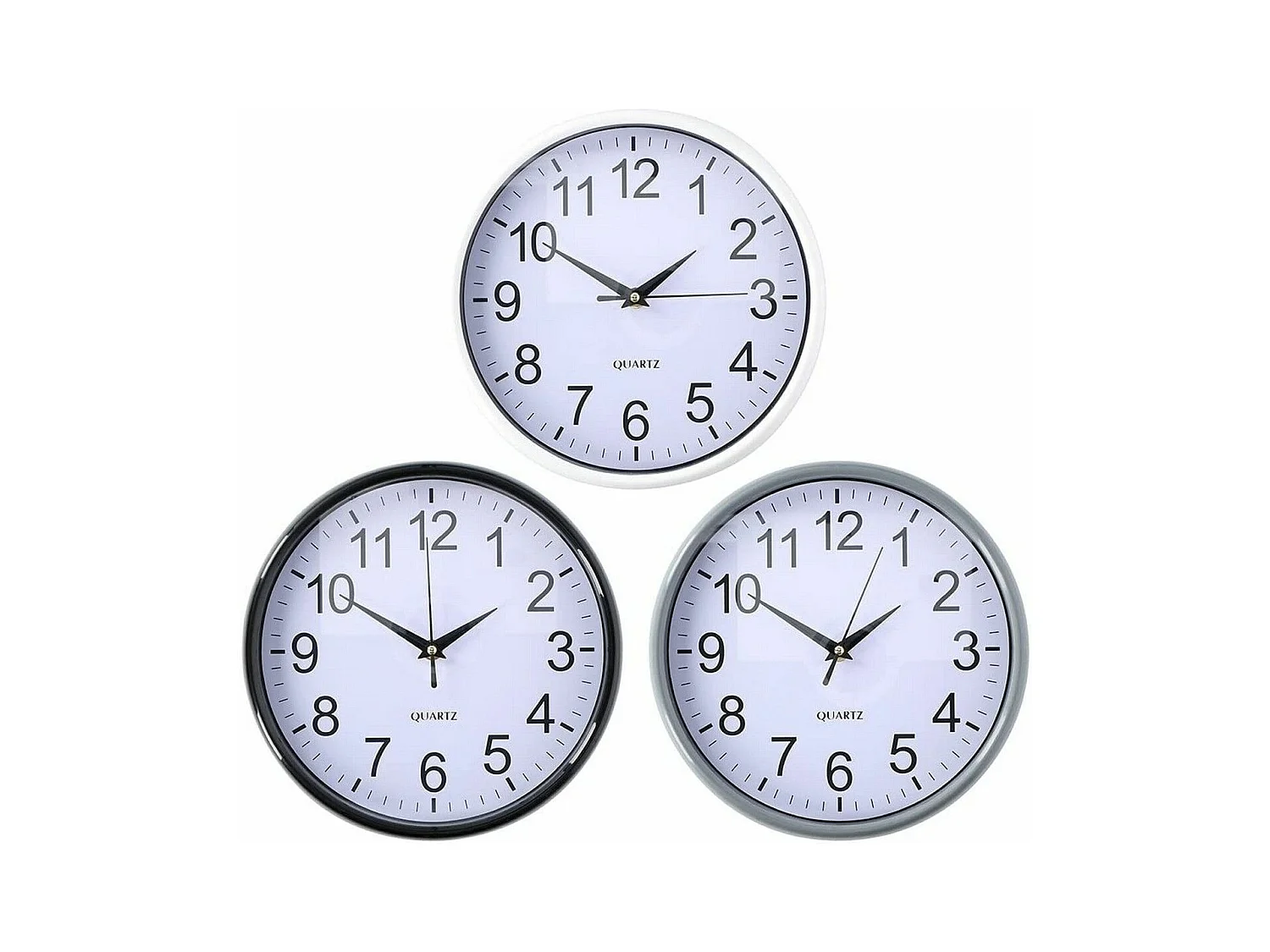 Reloj De Pared 2ø5x3 Cm 3 Colores Surtidos