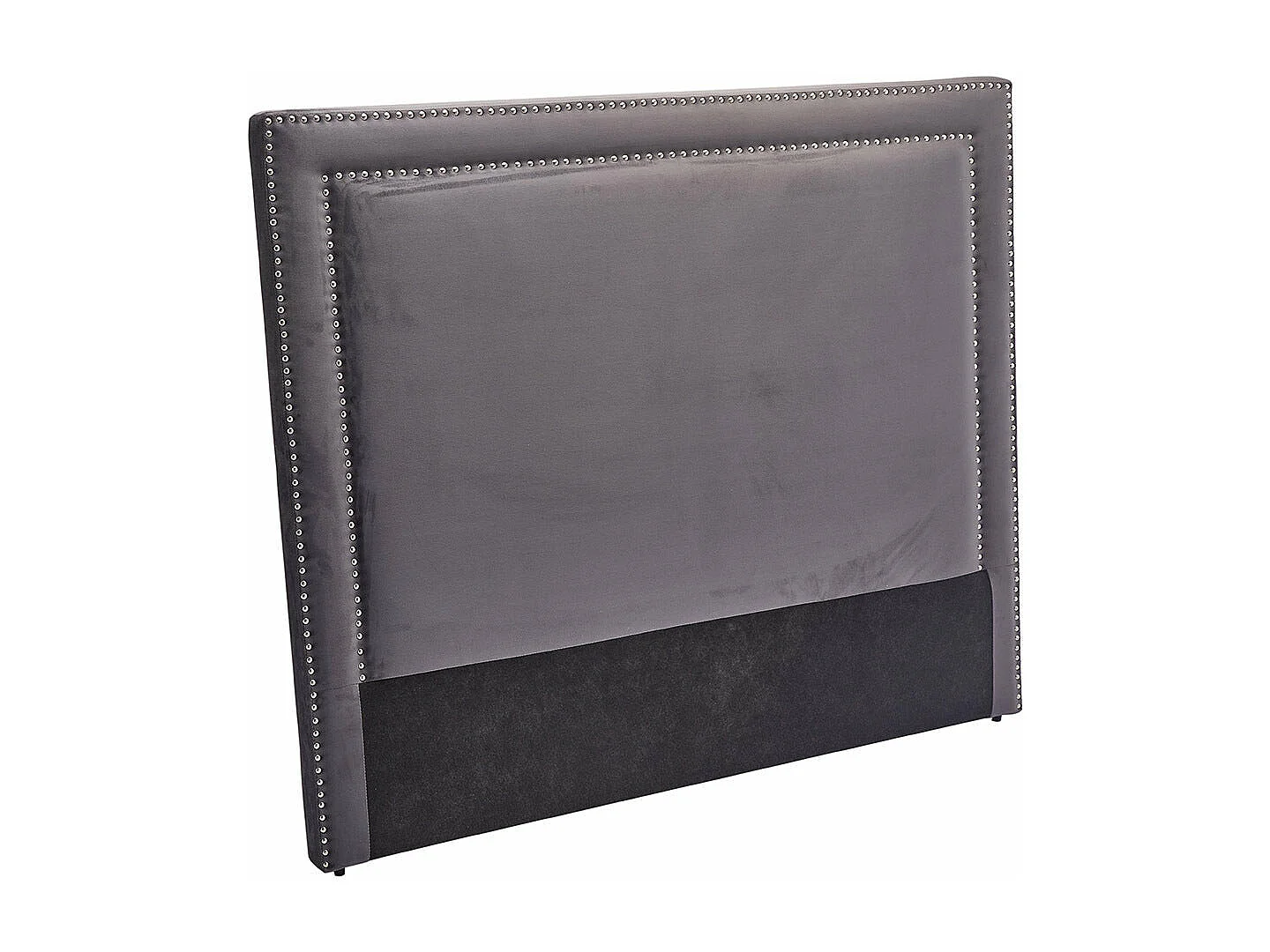 Cabeceira de Cama em Veludo Costa 150cm, Cinza