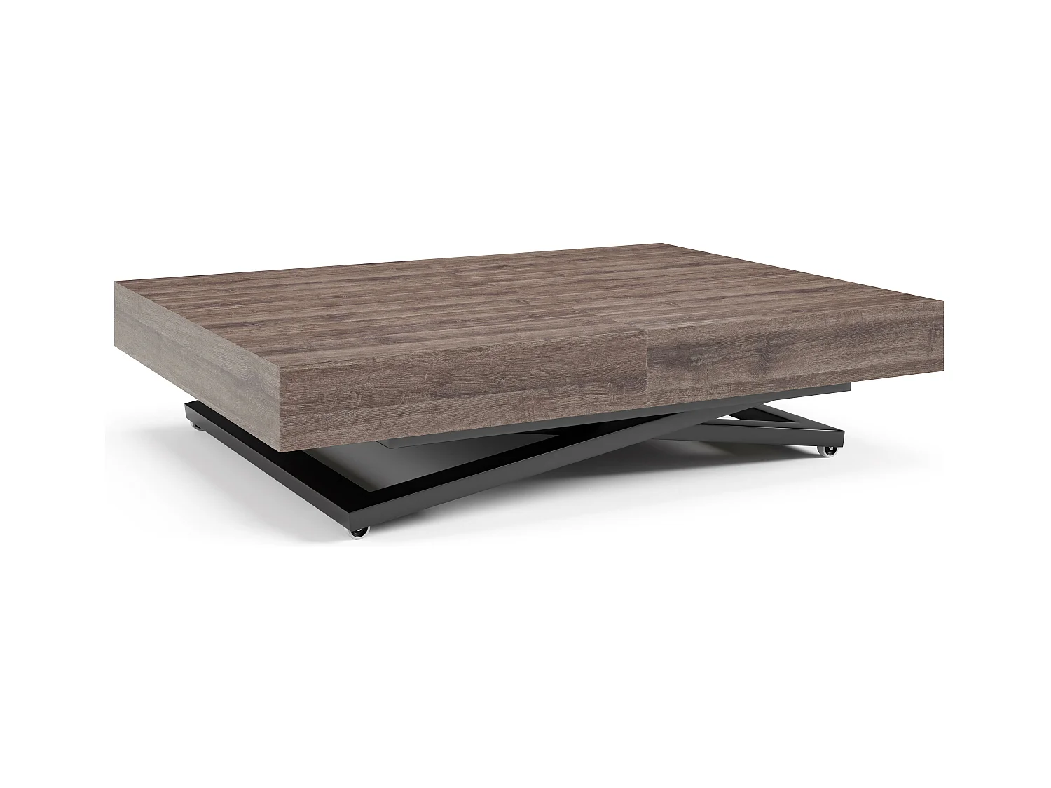 Table Basse SANNA U CT80 80x200x80 Brun