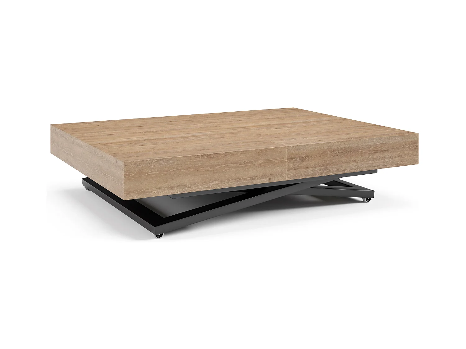 Salontafel SANNA U CT80 80x200x80 Bruin