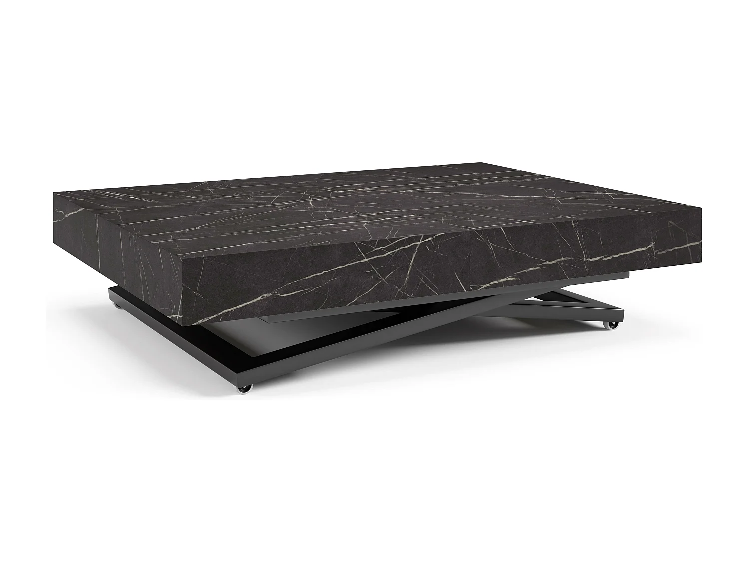 Salontafel SANNA U CT80 80x200x80 Zwart