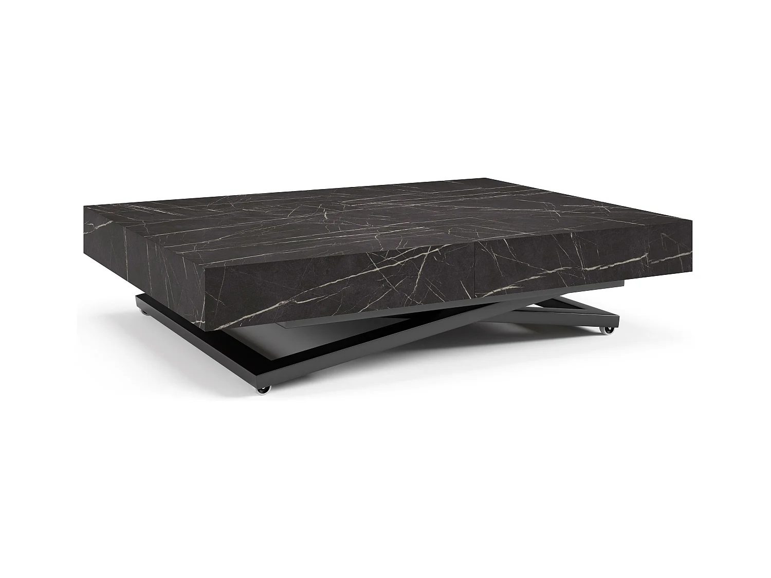 Table Basse SANNA U CT80 80x200x80 Noir