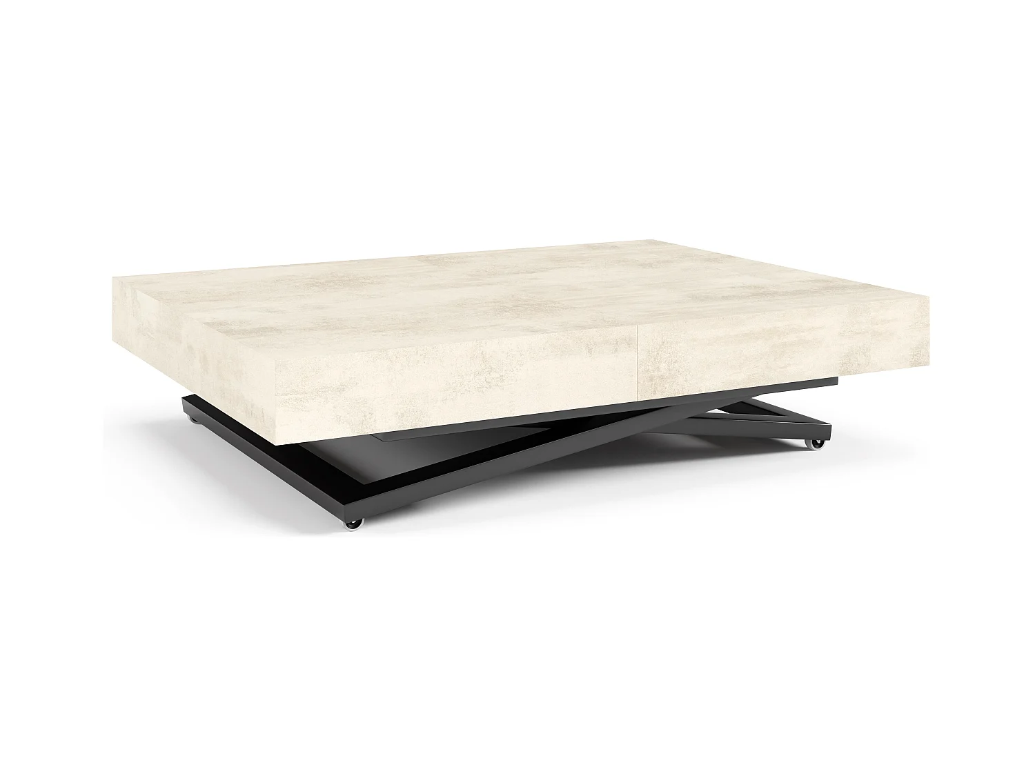 Table Basse SANNA U CT80 80x200x80 Blanc