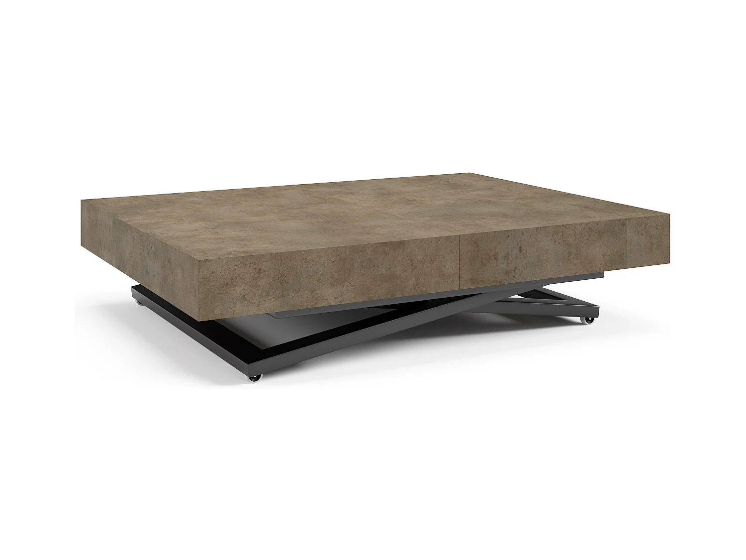 Table Basse SANNA U CT80 80x200x80 Grisfoncé