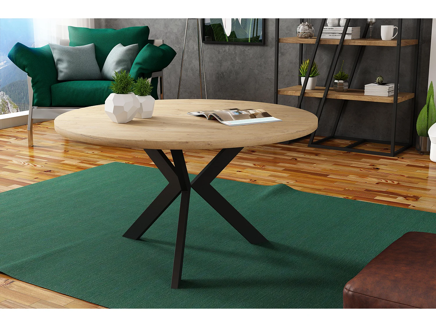 Tavolino MATEO CT75 75x75x50 Arancione