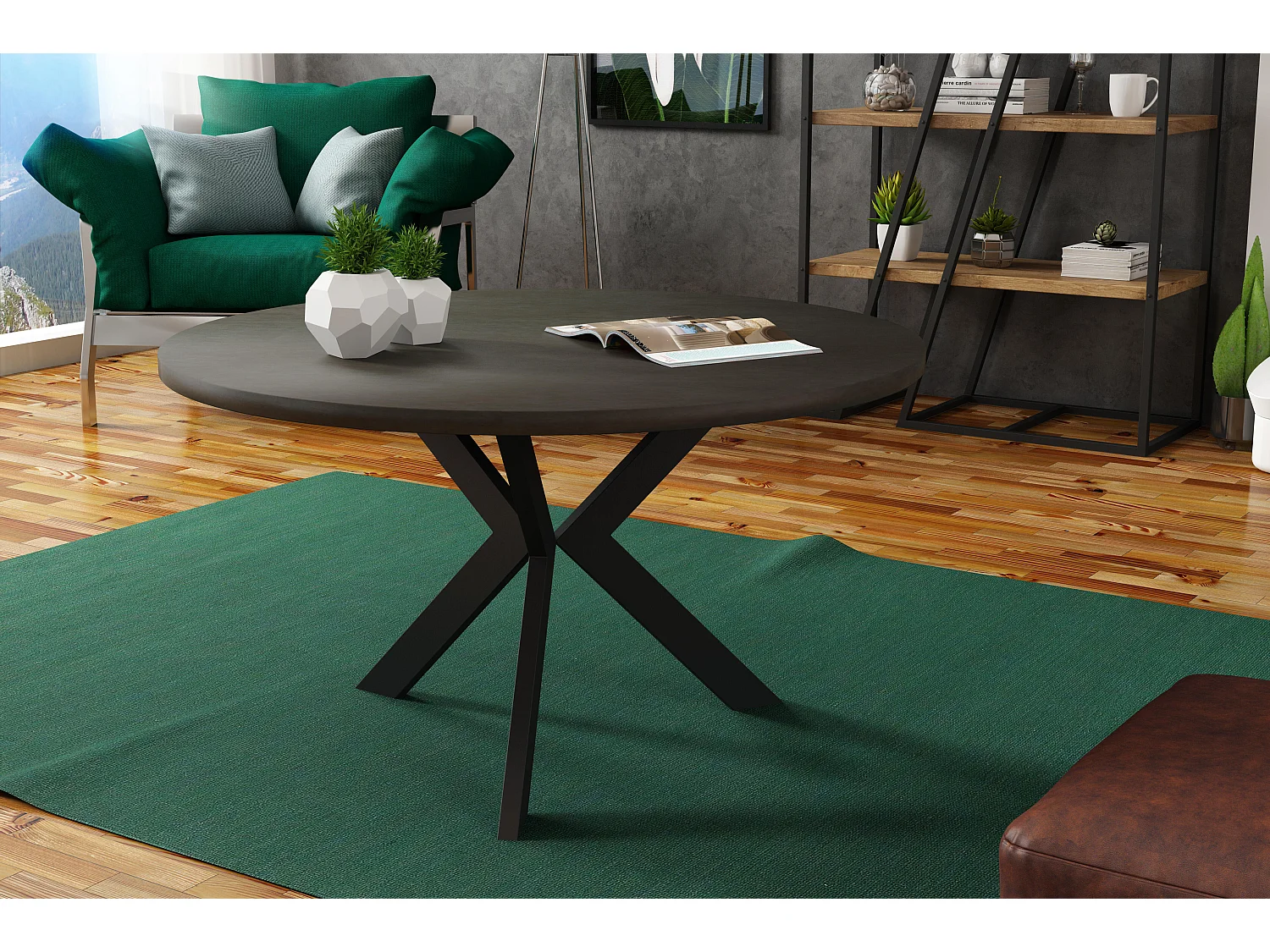 Tavolino MATEO CT75 75x75x50 Nero