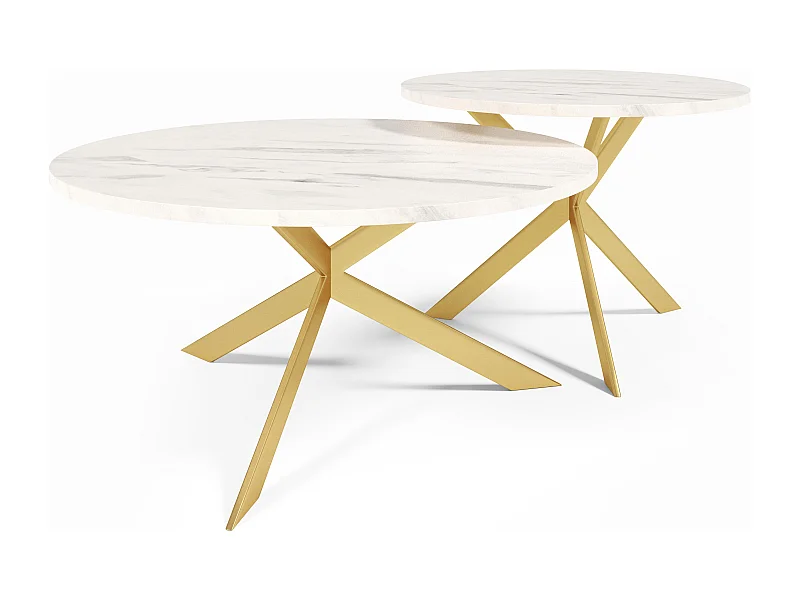 Mesa De Centro LIBRE CT75 75x75x36 Blanco