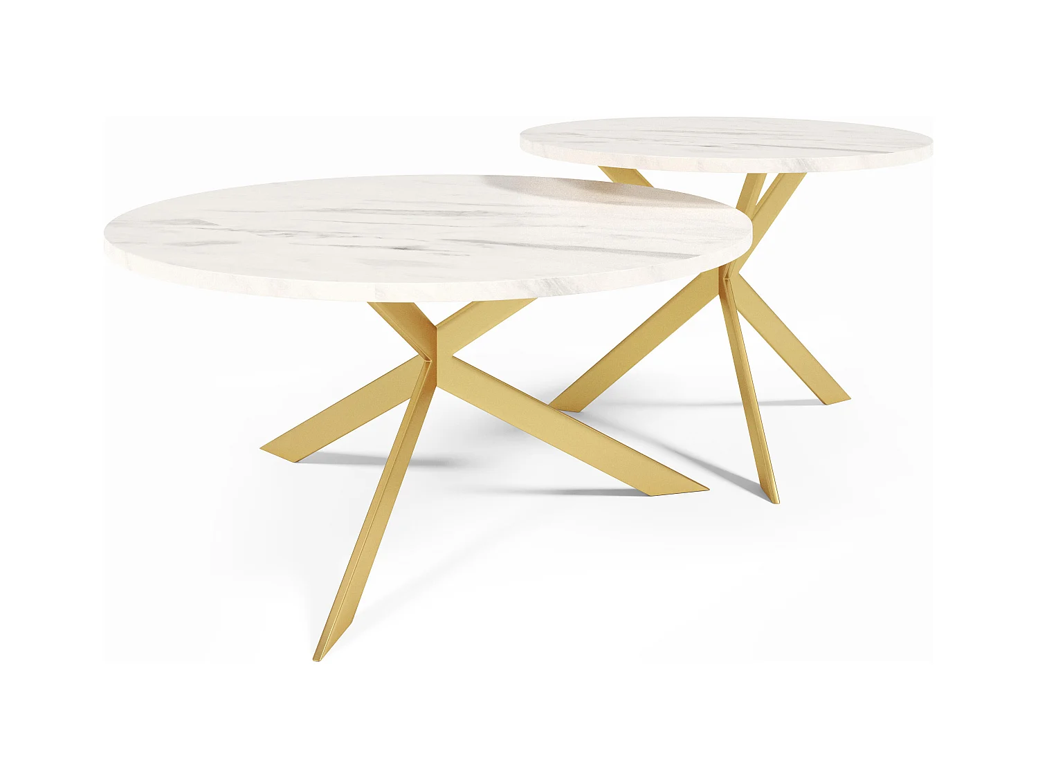 Table Basse LIBRE CT75 75x75x36 Blanc
