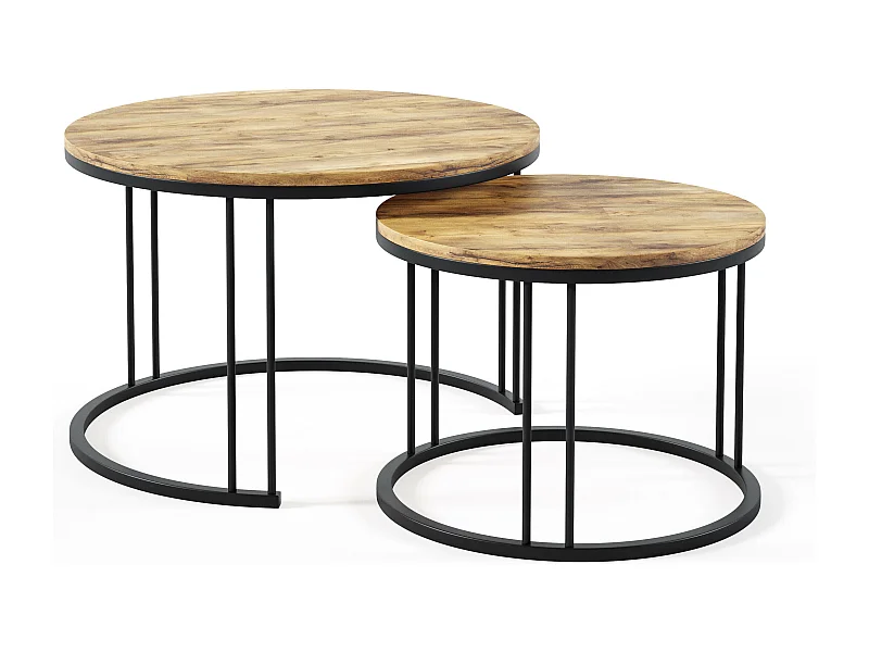 Mesa De Centro RAGNAR CT75 75x75x47 Naranja