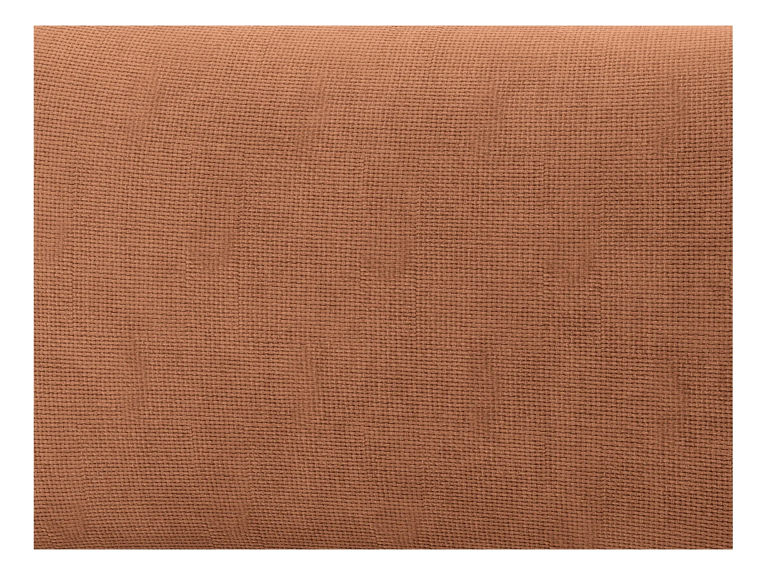Sofa mit Schlaffunktion 3-Sitzer - Strukturstoff - Terracotta - VOPOZA