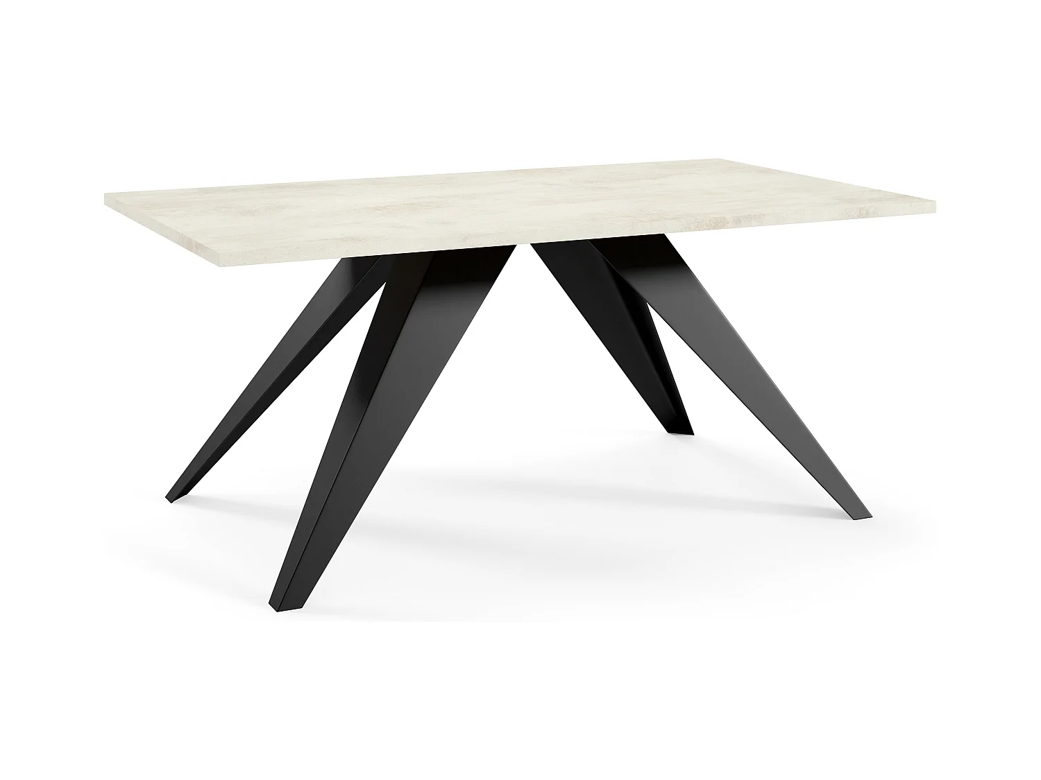 Table Basse ARIA CT60 60x120x48 Blanc