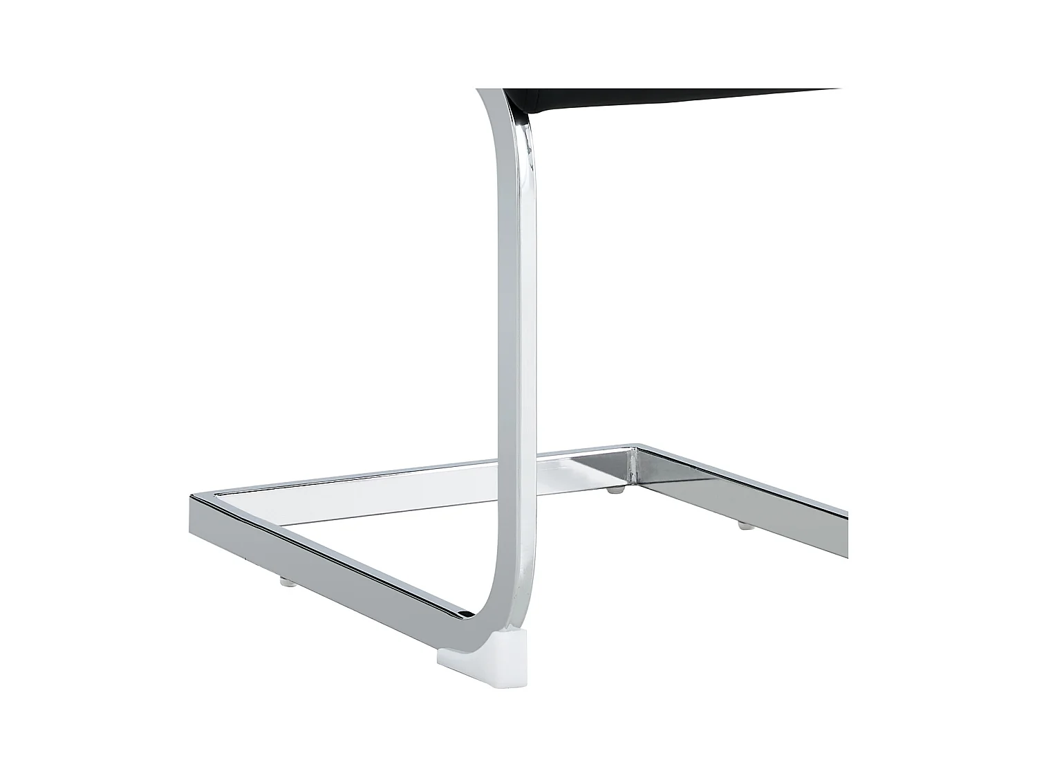 Moderne eetkamerstoel set van 2 - Hoge rugleuning gestoffeerde poten stoel kruisstrepen rugleuning voor eetkamer, keuken, kantoorstoel - Zwart