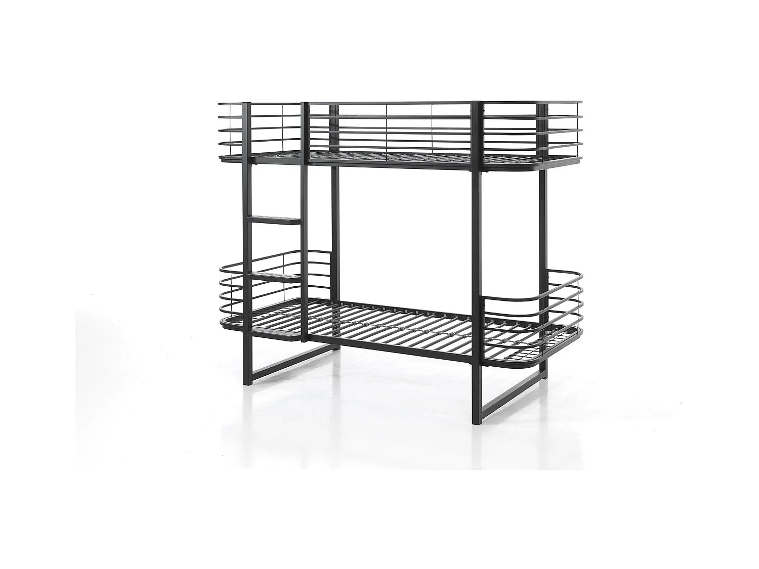 Lits superposés OSCAR BB005 90x200 cm Noir