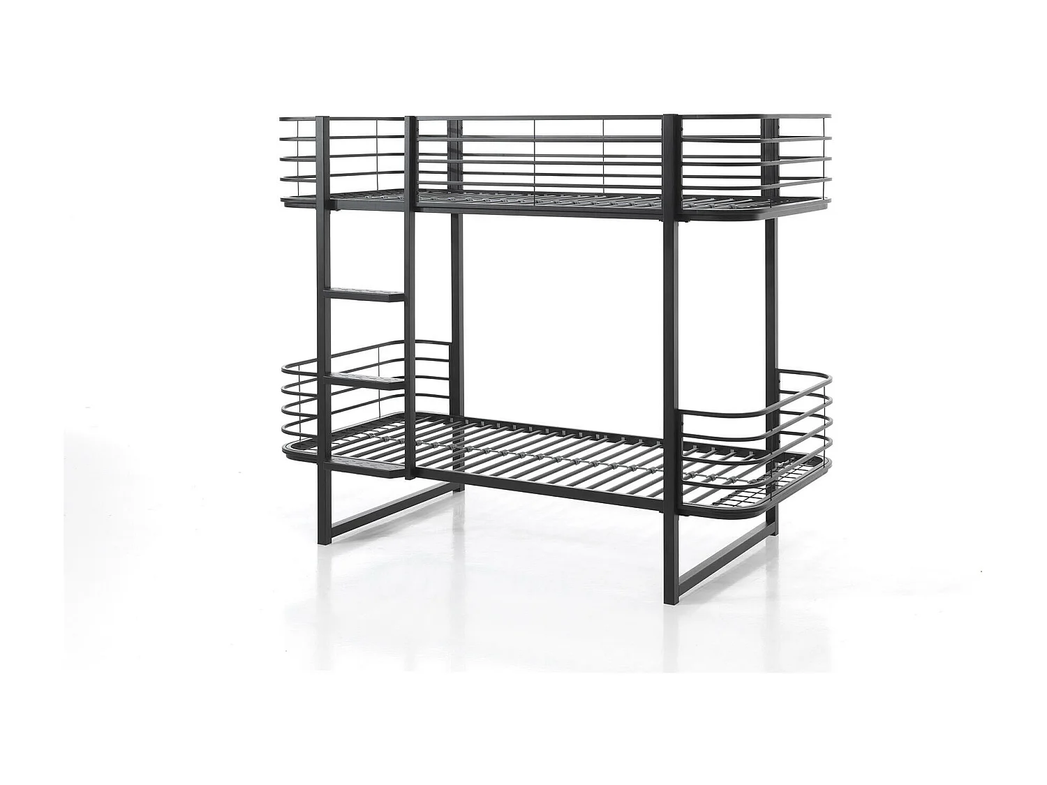 Etagenbett OSCAR BB005 90x200 cm Schwarz