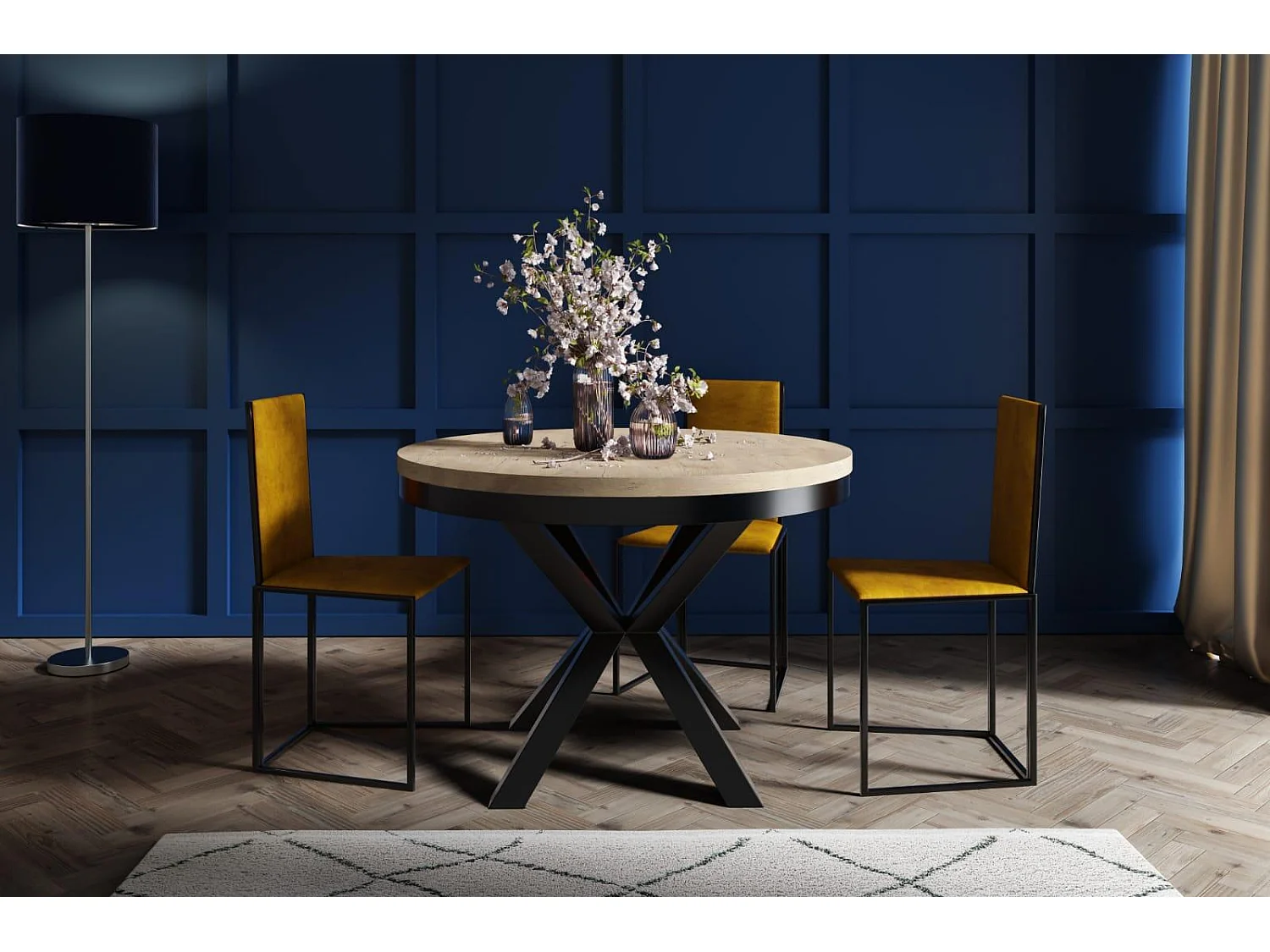 Mesa De Jantar NARVIC DT120 120x196x76 Bege