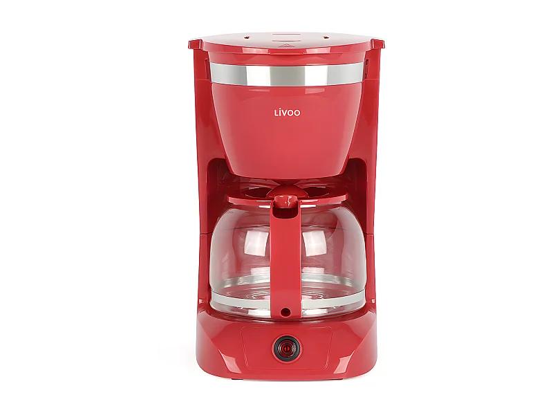 Cafetière électrique rouge 10-12 tasses