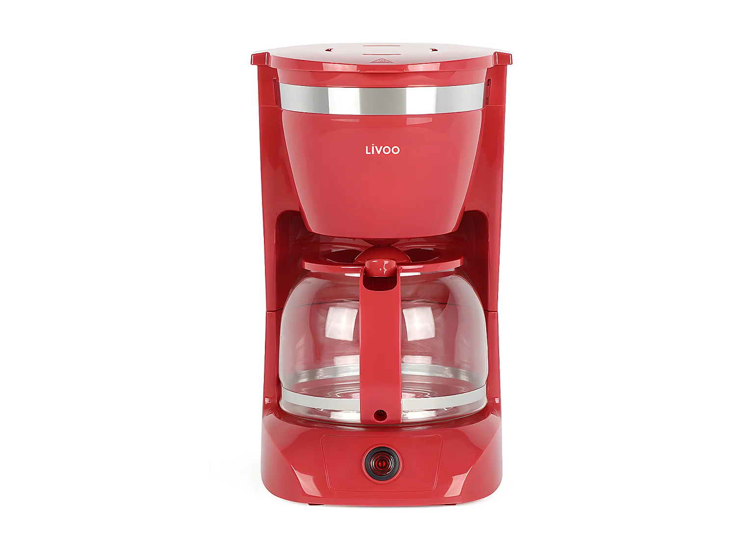 Cafetière électrique rouge 10-12 tasses