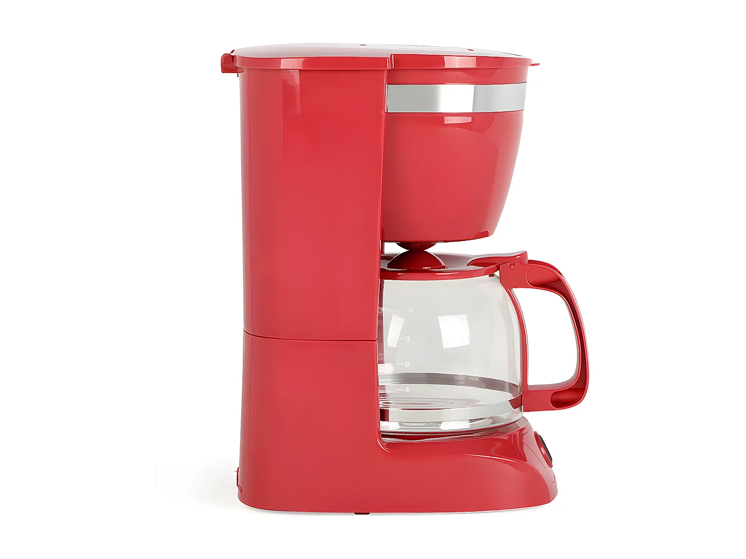 Cafetière électrique rouge 10-12 tasses