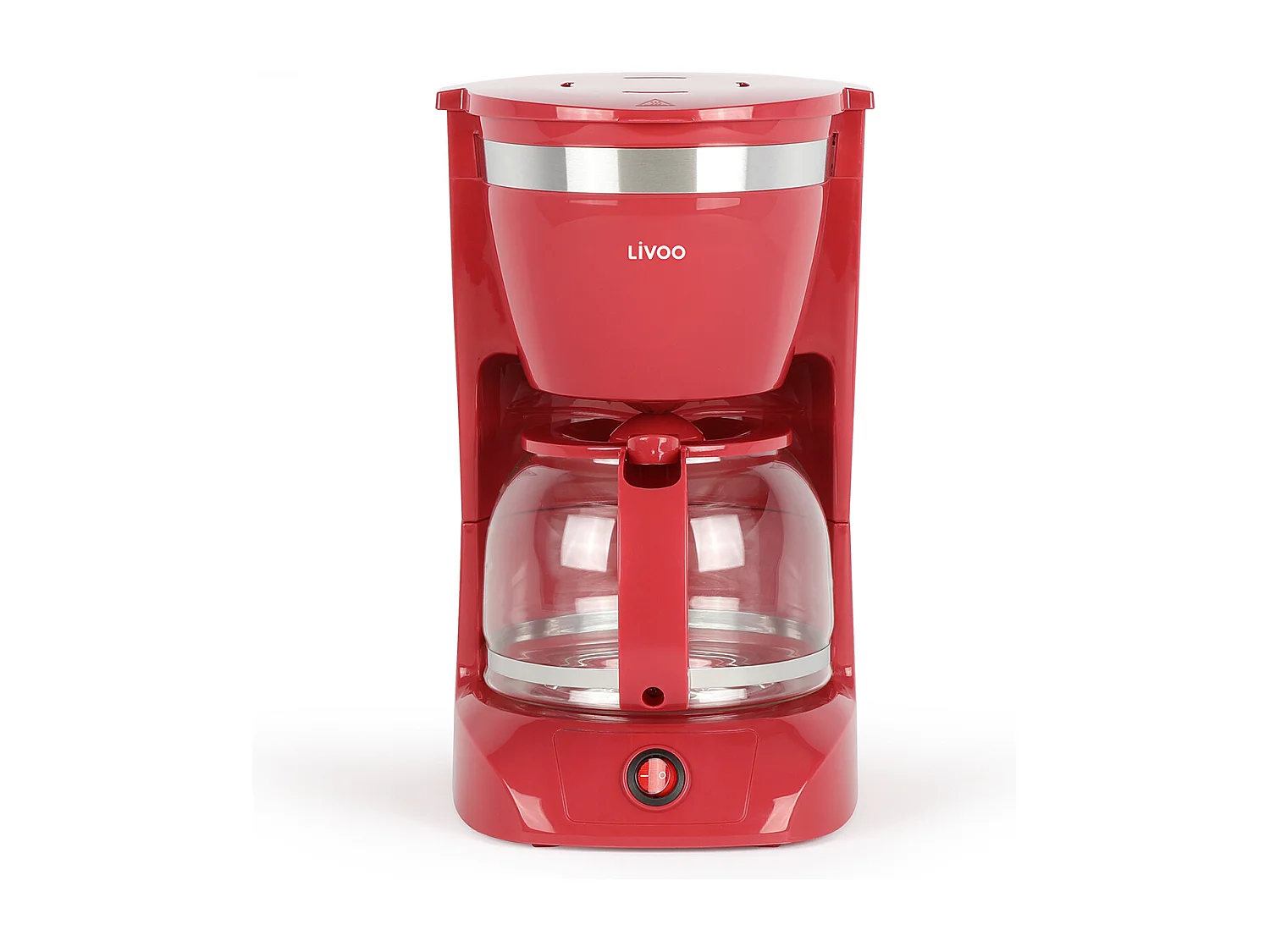 Cafetière électrique rouge 10-12 tasses