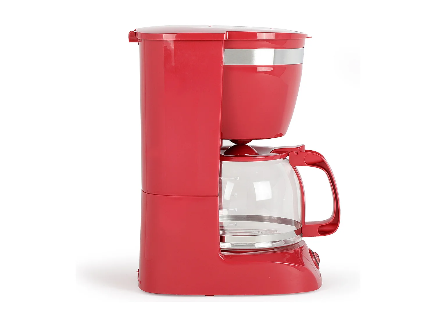 Cafetière électrique rouge 10-12 tasses