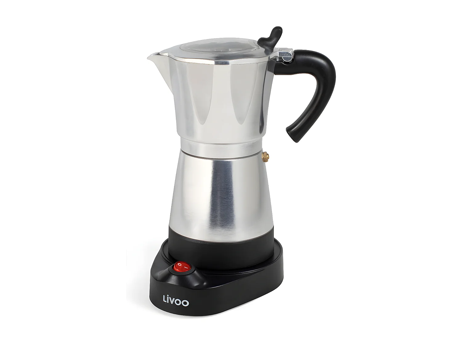 Cafetière italienne électrique acier 6 tasses