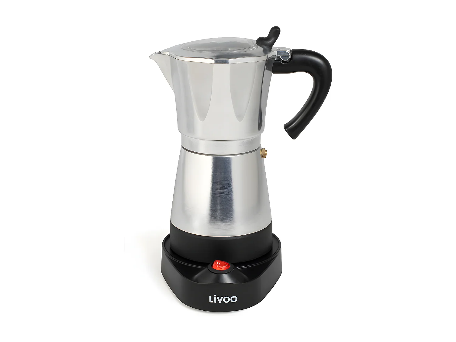 Cafetière italienne électrique acier 6 tasses