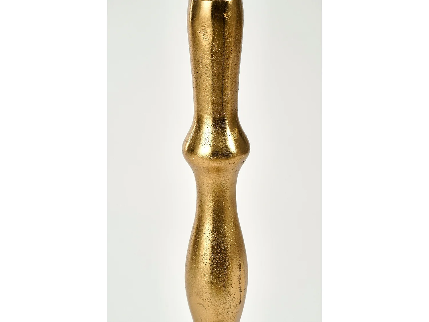 Mesa auxiliar de Aluminio reciclado y  MDF y  Espuma - 25 x 25 x 66 - Oro - DUCO