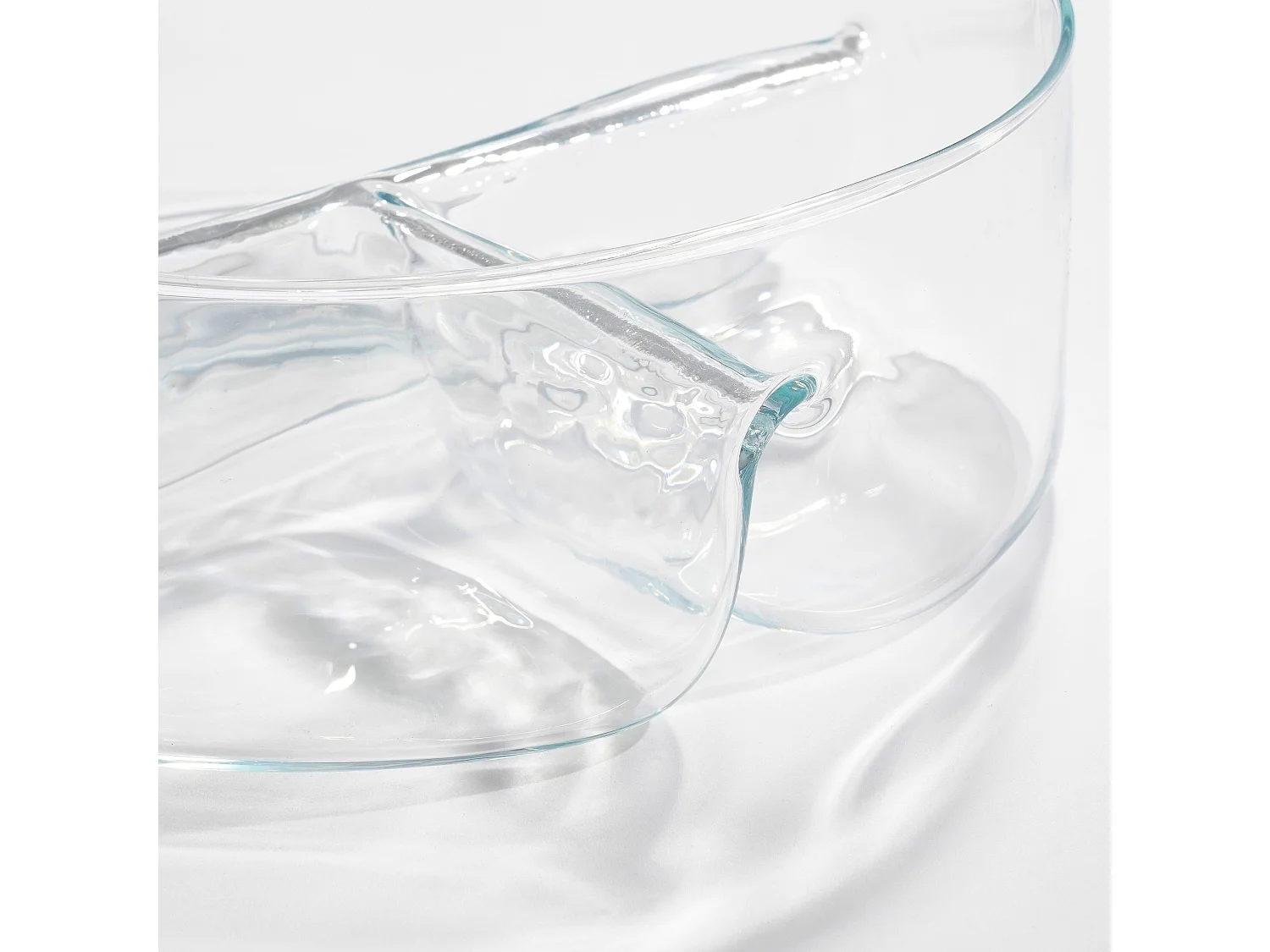 Piatto per snack in  - 26 x 26 x 9 - Trasparente - LINDA