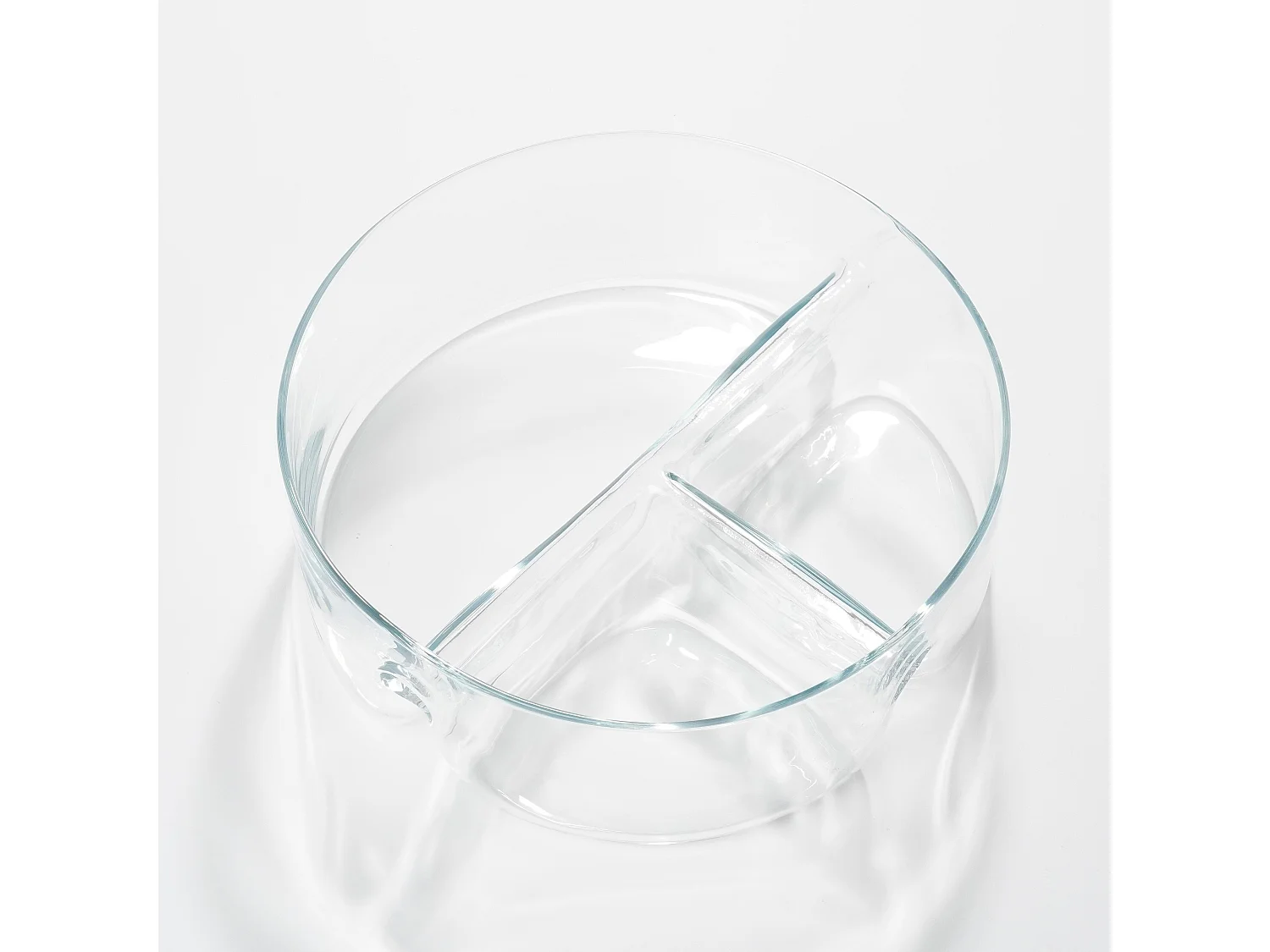 Piatto per snack in  - 26 x 26 x 9 - Trasparente - LINDA