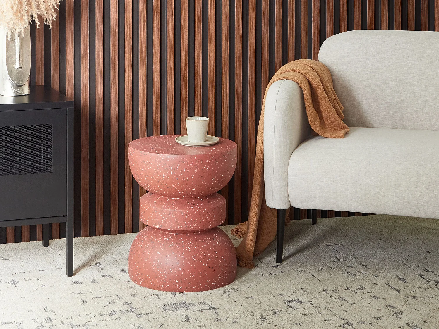 Table d'appoint FALIRO Rouge