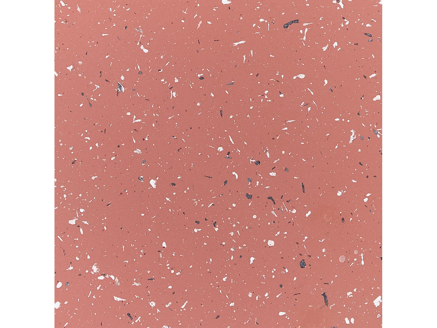 Table d'appoint FALIRO 37 cm 37 cm Terrazzo rouge